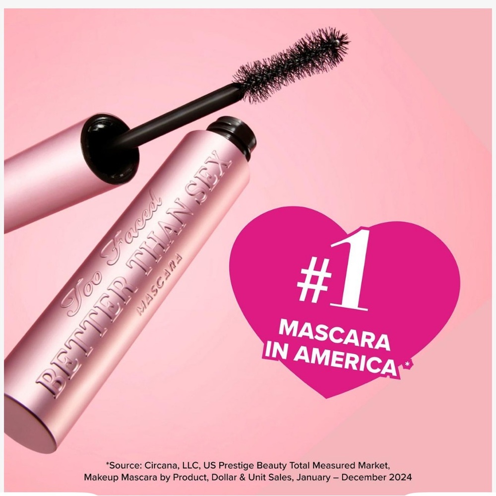 Too Faced Better Than Sex Mascara - Black FULL SIZE BOXED